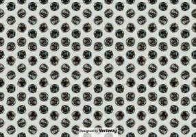 Bubble Wrap Seamless Pattern Vector Background