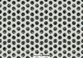 Bubble Wrap Seamless Pattern Vector Background