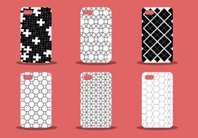 Trendy Phone Case Pattern Vector Set