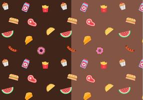 Food Pattern Vector