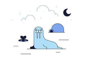 Free Walrus Vector