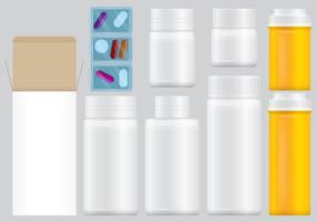 Prescription Pill Packs vector