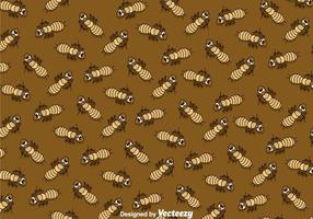 Termite Cartoon Pattern vector