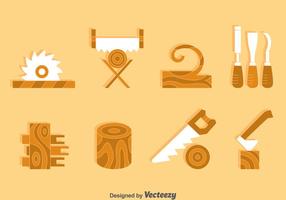 Wood Crafting Element Vector