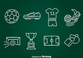 Hand Drawn Football Element Vector