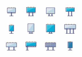 Billboard Icons vector