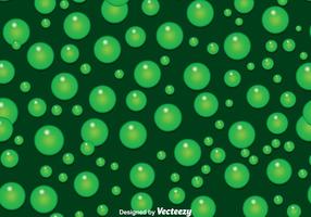 Green Bubbles Background vector