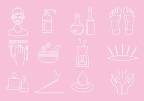 Health And Beauty Icons vector