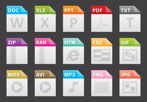 Colorful File Icons