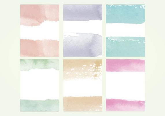Vector Watercolor Elements