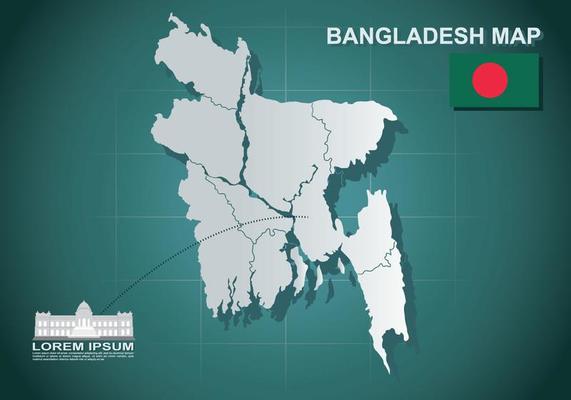 Free Bangladesh Map Illustration