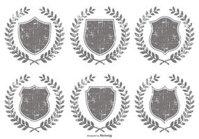 Grunge Crest Shapes