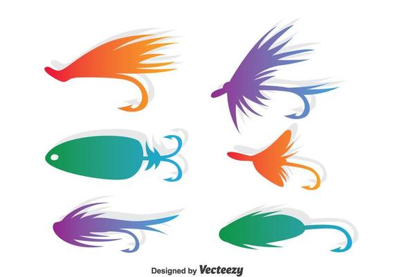 On the fly. Fishing rod with fly fishing lure. Hand drawn vector stock fly  fishing illustration. 18975628 Vector Art at Vecteezy
