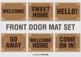 Bienvenida Mat Vector Set