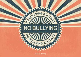 Retro Style No Bullying Illustration vector