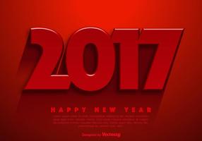 New Year 2017 Vector Abstract Background