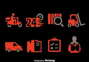 Delivery Element Icons Vector