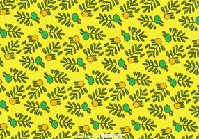 Hand Drawn Argan Seamless Pattern vector