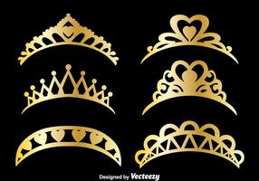 Gold Pageant Vector Set