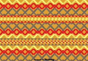 Geometric Ethnic Songket Pattern vector