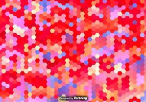 Vector Hexagonal Colorful Pattern