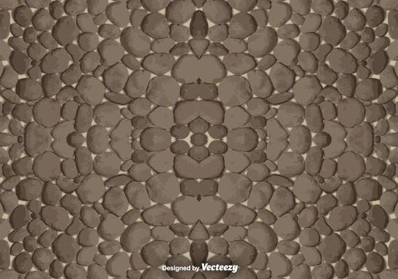 Pebble-Stone Background Vector