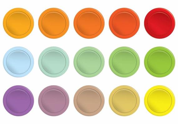 Colorful Simple Arcade Button Set