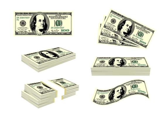 100 Dollar Vector