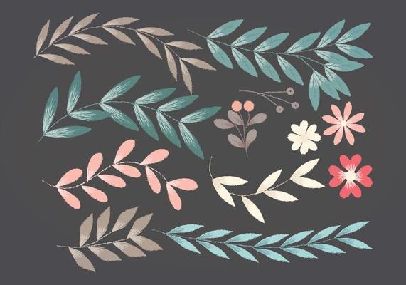 Vector Floral Elements