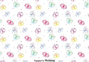 Colorful Butterfly Pattern vector