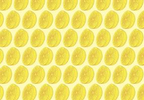 Yellow Lemon Pattern vector