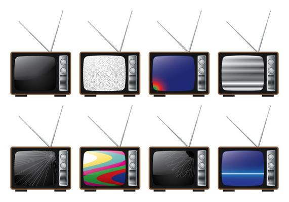 Broken Ananlog TV