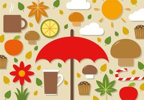 Free Flat Autumn Vector Elements