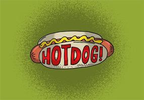 Vector hotdog