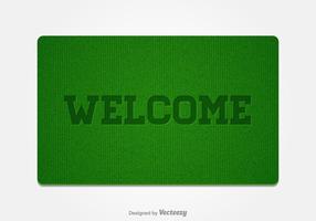 Vector de bienvenida gratis Doormat