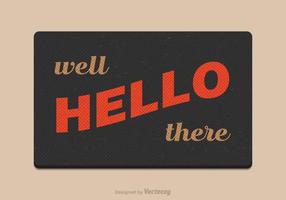 Free Vector Welcome Mat