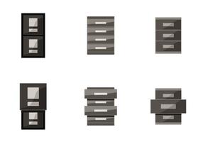 File Cabinet Vector