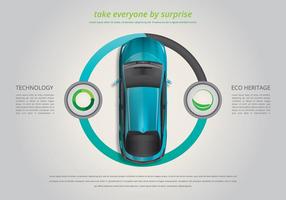 Prius Web Page Template vector
