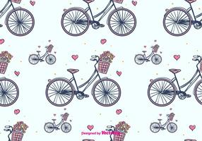 Bicycle Vector Pattern