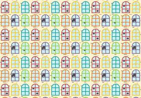 Colorful Broken Windows Vector