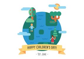 Children's World vector