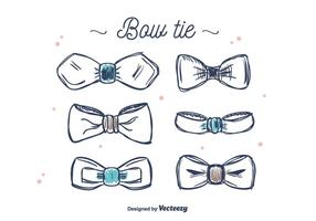 Bow Tie Set Vector