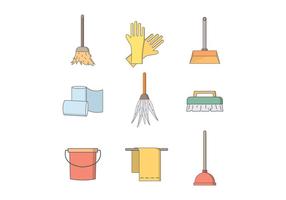 Free Cleaning Tools Vector