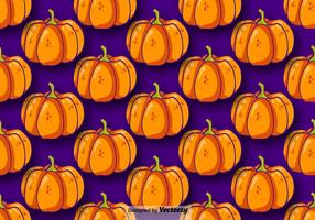 Pumpkin Seamless Pattern Vector