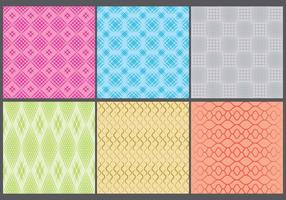 Colorful Crosshatch Patterns vector