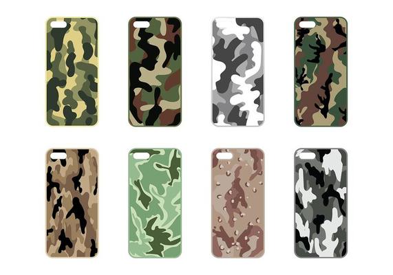 Phone Case Camo Vector