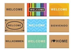 Free Welcome Mat Vector