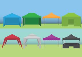 Event Tent Set vector