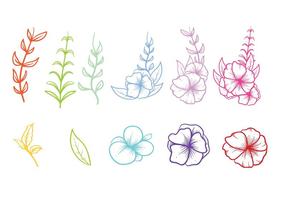 Free Hand Drawn Pansy Vector