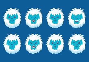 Iconos Yeti Gratis Vector